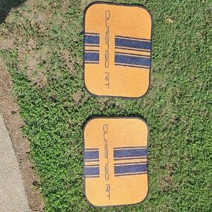 Durango RT Car Floor Mats in Yellow and Black